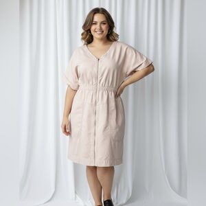 Universal Thread Women's Light Pink Cover-Up Dress